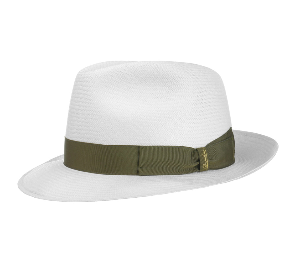 Borsalino Green Hatband Fine Panama Peter Forson Hat Shop