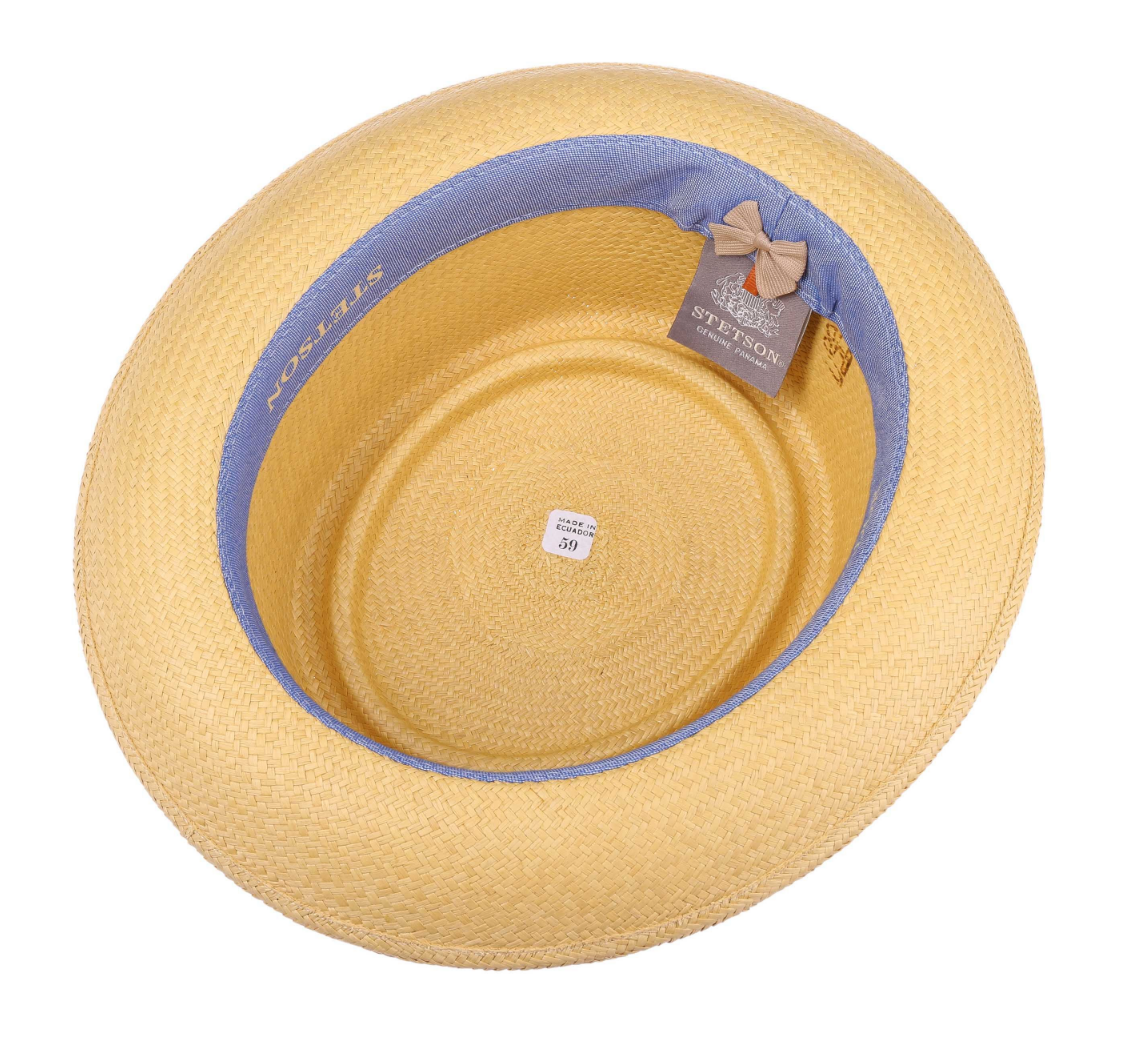 STETSON CLASSIC PORK PIE PANAMA HAT NATURE Peter Forson Hat Shop