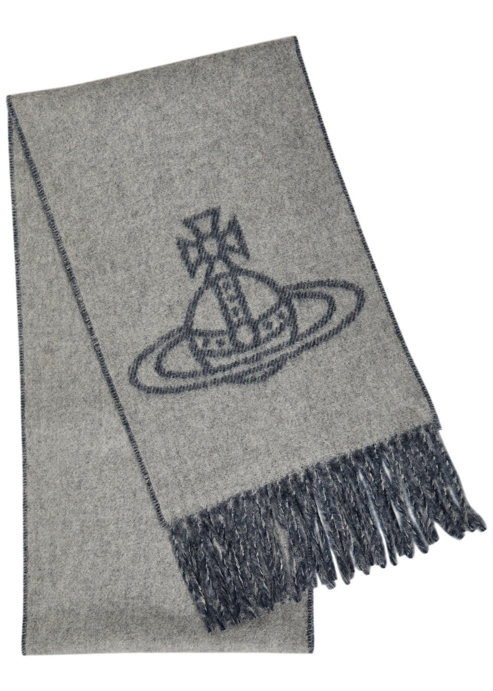 Vivienne Westwood SINGLE ORB DOUBLE マフラー VIVIENNE WESTWOOD - SINGLE ORB DOUBLE SCARF – Peter Forson - Hat Shop