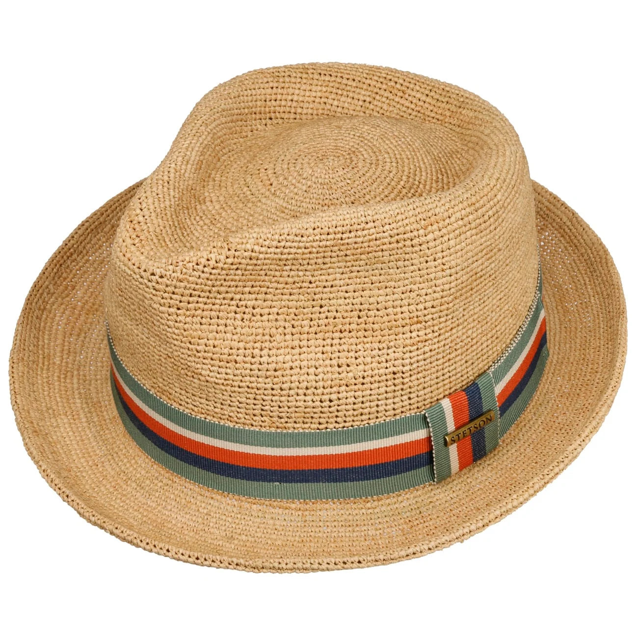 STETSON Littlefield Crochet Player Raffia Hat Peter Forson Hat Shop