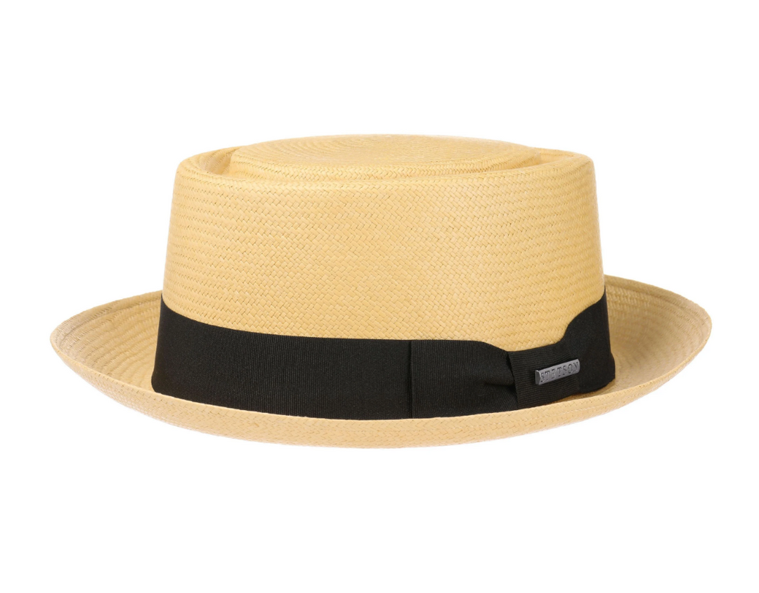 STETSON CLASSIC PORK PIE PANAMA HAT NATURE Peter Forson Hat Shop